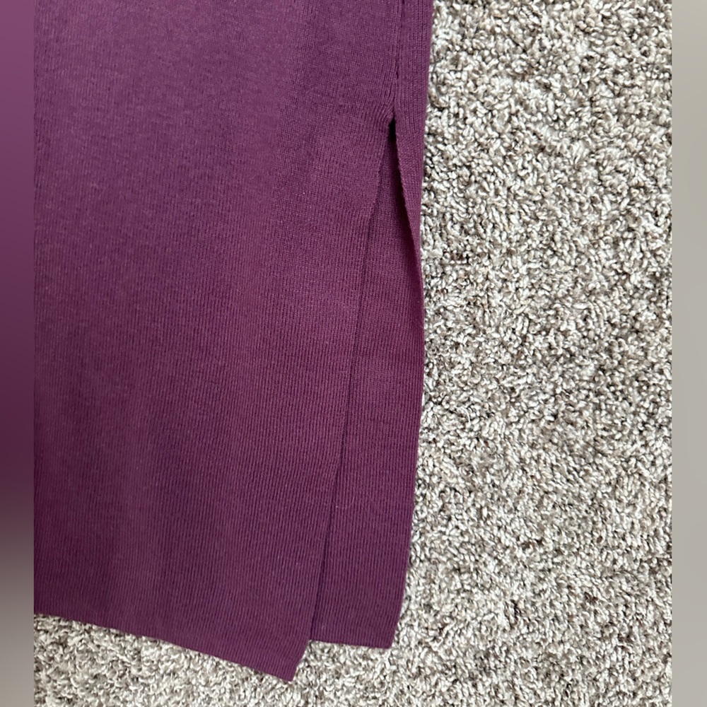 Loft Mock Neck Midi Sweater Dress - Picture 6 of 10